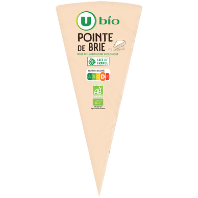 Pointe de brie au lait pasteurisé 34%mg, 180g