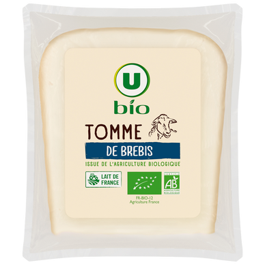Tomme de brebis lait pasteurisé  36%mg, 160g