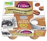 Crème dessert café colombie bio FERME PEARD 4x100g