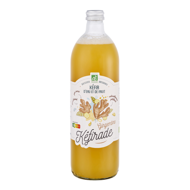 Kéfir d'eau et de fruits gingembre bio L'ATELIER DU FERMENT 75cl