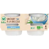 Yaourt à la grecque bio nature 4x125g