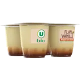 Flan vanille nappage caramel 4x125g