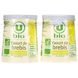 Yaourt au lait de brebis saveur citron  2x125g