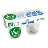 Yaourt brebis BIO nature VRAI, pack de 250g