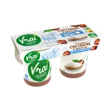 Yaourt au lait de brebis et châtaigne BIO VRAI, pack de 250g