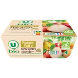 Purée de pomme poire sans sucres ajoutés  4x100g