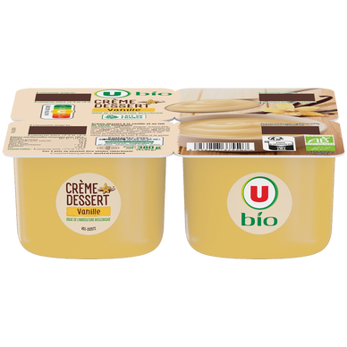 Crème dessert vanille - 4x95g