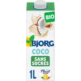 Boisson végétale coco sans sucres ajoutés Bio BJORG - Brique 1L