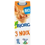 Boisson végétale aux 3 noix bio BJORG, brique 1L