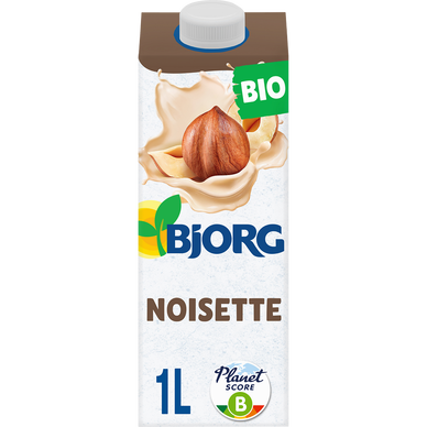 Boisson végétale Bio Noisette BJORG -  Brique 1L