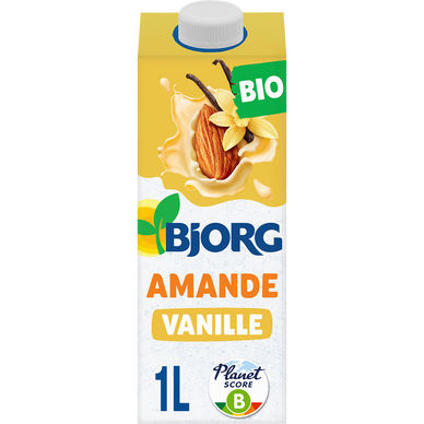 Boisson végétale lait d'Amande vanille bio BJORG - brique 1l