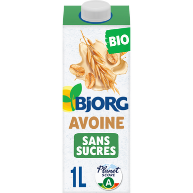 Boisson végétale avoine bio sans sucres BJORG - 1L