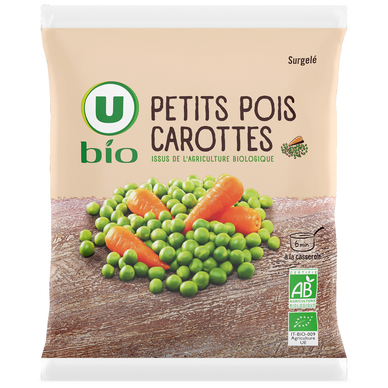 Petits pois carottes 600g