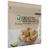 Crevettes crues décortiquées   15/20 pièces  -  250g