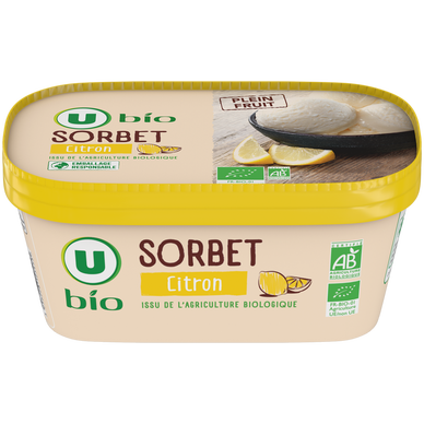 Bac Sorbet plein fruit Citron - 585g
