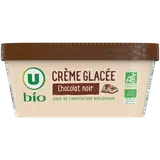 Crème glacé chocolat noir U BIO bac 495g
