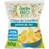 Chips lentilles soufflées salées bio JARDIN BIO 50g