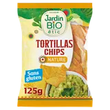 Tortillas chips de maïs nature sans gluten bio JARDIN BIO 125g
