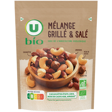 Mélange grillé salé , paquet 100G