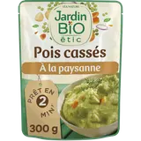 Pois cassés paysanne bio JARDIN BIO sachet 300g