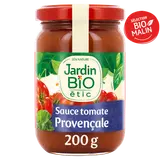 Sauce tomate à la provençale bio JARDIN BIO, bocal de 200g