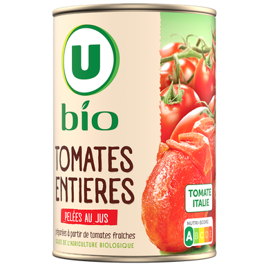Tomates entières pelées boîte 1/2 238g