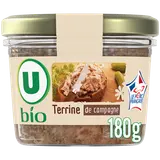 Terrine de campagne U BIO conserve 180g
