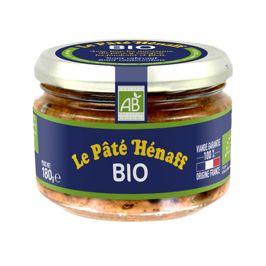 Pâté pur porc bio HENAFF, verrine 180g