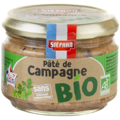 Paté de campagne bio STEPHAN, 180g