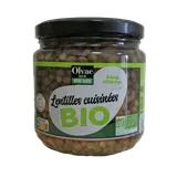 Lentilles vertes cuisinées Bio OLVAC - Bocal 410g