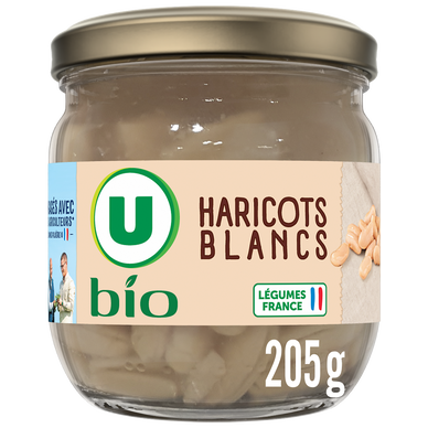 Haricots blancs  bocal 37cl, 205g