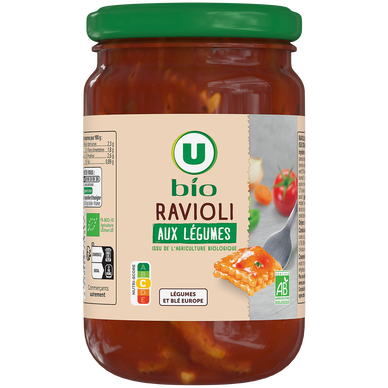 Raviolis aux légumes , 700g