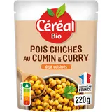Pois chiches au cumin et curry CEREAL BIO 220g