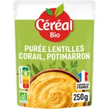 Purée Lentilles Corail Potimarron repas express CEREAL BIO  - 250g