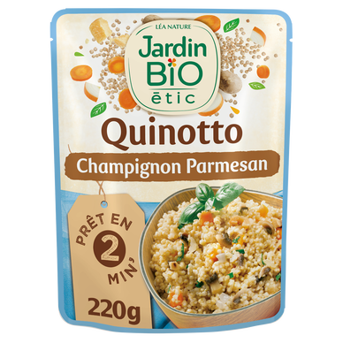 Quinotto champignon parmesan bio façon risotto JARDIN BIO, 220g