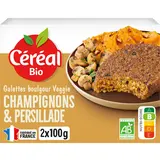 Galette boulgour, millet champignons CEREAL BIO - 200g