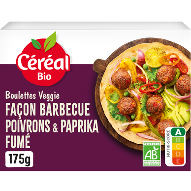 CEREAL BIO- Boulettes veggie barbecue - 175g