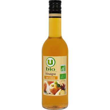 Vinaigre de cidre  bouteille en verre de 50cl