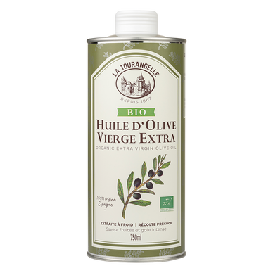 Huile d'olive vierge extra bio LA TOURANGELLE Bouteille 75cL
