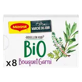 Bouillon cube bio bouquet garni MAGGI, boite de 8 cubes, 80g