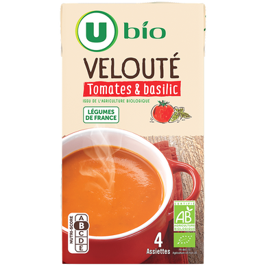 Soupe Velouté tomates et basilic  100cl