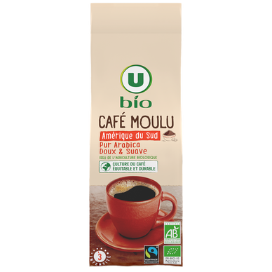 Café moulu Bio Amérique du Sud MAX HAVELAAR - 250g