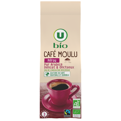 Café moulu Bio du Pérou MAX HAVELAAR - 250g