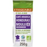 Café moulu Bio ETHIQUABLE pure origine Honduras N°8 - 250g