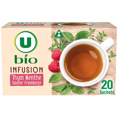 Infusion  thym menthe framboise - 20 sachets - 30g