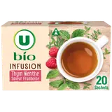 Infusion  thym menthe framboise - 20 sachets - 30g