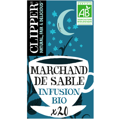Infusion Bio Marchand de sable CLIPPER - 20 sachets - 30g