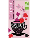 Infusion sweet vanille & saveur fraise bio CLIPPER, étui x 20 sachets,40g