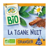 Infusion plantes saveur fleur d'oranger bio LA TISANIERE x20sachet 30g