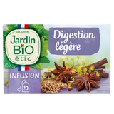 Infusion Bio Digestion légère JARDIN BIO ETIC - 20 sachets - 30g